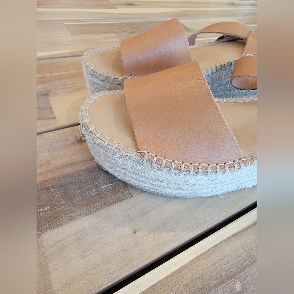 Camel Tan Leather Soludos Sandals - Picture 6 of 15